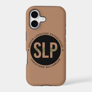 Custom SLP Speech Pathologist Leopard Print Gifts