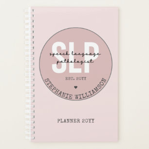 Custom SLP Speech Pathologist Speech Therapist Planner