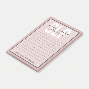 Custom SLP Speech Pathologist Speech Therapist Post-it Notes