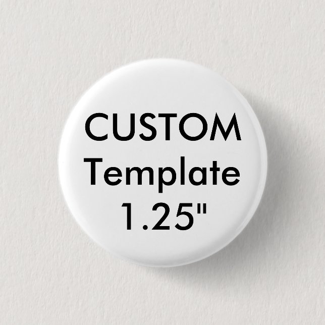 Custom Small 1.25" Round Button Pin (Front)