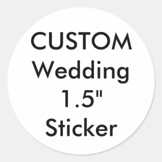 Custom Small 1.5" Round Sticker