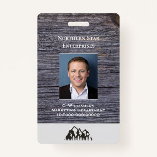 Custom Small Employee Staff Photo Id ID Badge