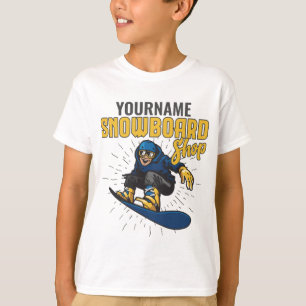 Custom Snow Boarder Snowboarding Shop Big Air T-Shirt