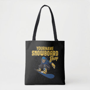 Custom Snow Boarder Snowboarding Shop Big Air  Tote Bag