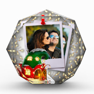 Custom Snow Home Photo Block