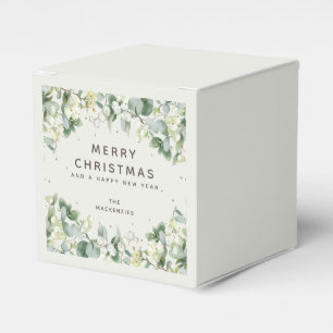 Custom Snowberry + Eucalyptus Christmas Favour Box