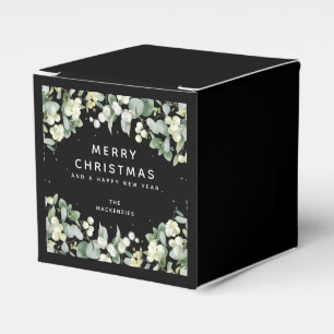 Custom Snowberry + Eucalyptus Christmas Favour Box