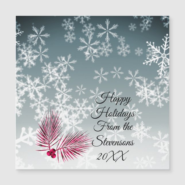 Custom Snowflake Christmas Personalised (Front)