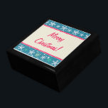 Custom Snowflakes and Presents Gift Box<br><div class="desc"></div>