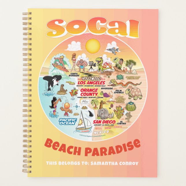 Custom SoCal Planner (Front)