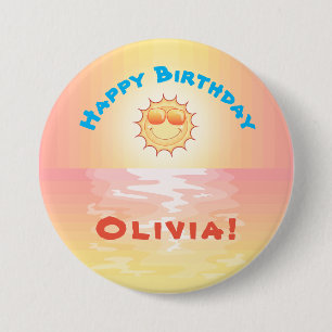 Custom SoCal Sunset 7.5 Cm Round Badge