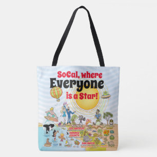 Custom SoCal Tote Bag