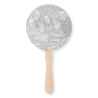 Custom soccer ball Birthday party photo hand fan