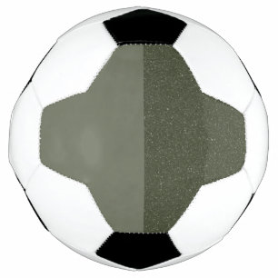 Custom Soccer Ball — Vertical Split Moss Green