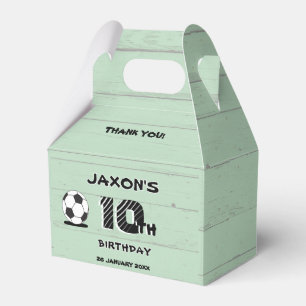 Custom Soccer Birthday Favor Box – Party Gift Box