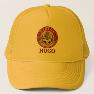 Custom Soccer Crest Personalised Name Football Fan Trucker Hat