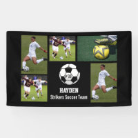 Custom Soccer Photo Collage Name Team Number