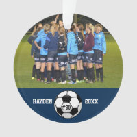 Custom Soccer Photo Collage Name Team Number