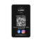 Custom Social Media QR Code Black Professional