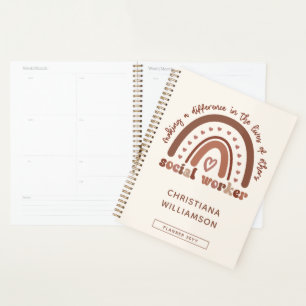 Custom Social Worker Appreciation Social Work Planner