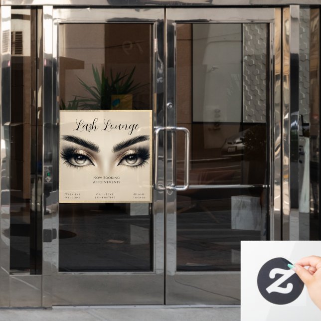 Custom Soft Neutral Beige Gold Luxury Lash (Office Door)
