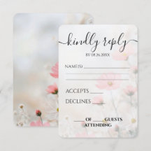Custom Soft Red Flowers Wedding