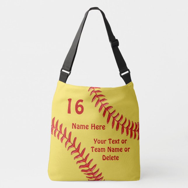 Custom Softball Bags with Your Text and Colours (Front)