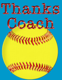Personalized Softball Coach Gift To Show Appreciation Team
