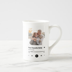 Custom Song Favorite Song One Photo  Coffee Mug Lu