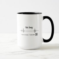 Custom Soundwave Song Code Mug-Personalized Voice