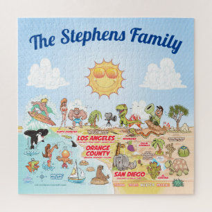 Custom Southern California Jigsaw Puzzle