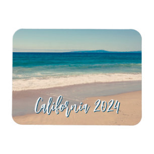 Custom Souvenir Photo Ocean Blue Scenic Beach Magnet