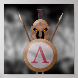 Custom Spartan Canvas Poster