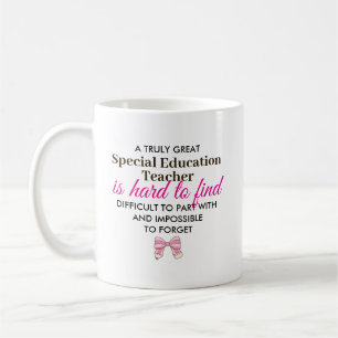 Custom Special Education Teacher Appreciation Coffee Mug