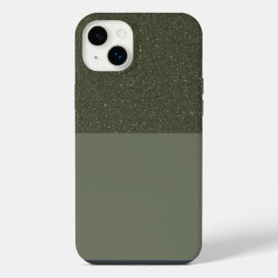 Custom Speckled Top Moss Green iPhone 14 Plus Case
