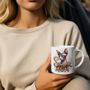 Custom Sphynx Cat Mom Mug Mother's Day 