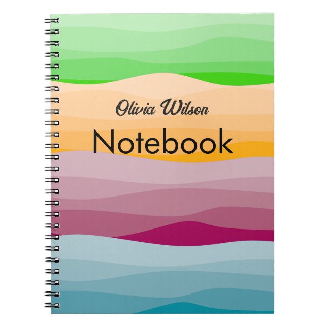 Custom Spiral Notebook – Personalised Journal (Front)