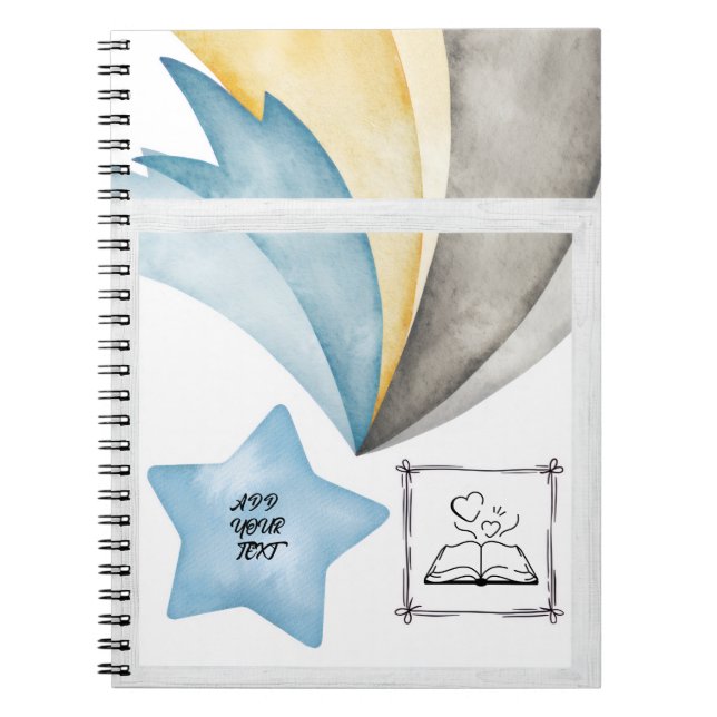 Custom Spiral Photo Notebook (Front)