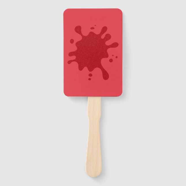 Custom Splash Rectangle Fans – Set of 10 (Front)