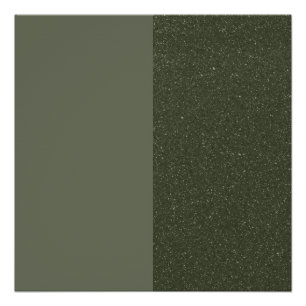 Custom Split Matte-Noise Moss Green Glossy Poster