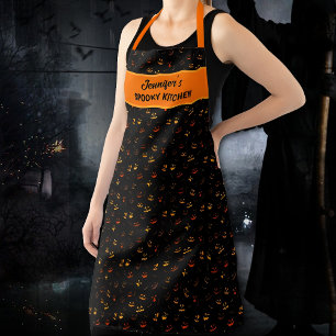 Custom Spooky Kitchen, Halloween  Apron