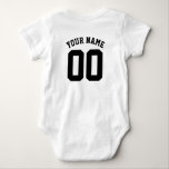 Custom Sports Jersey Baby Bodysuit<br><div class="desc">Custom Sports Jersey</div>
