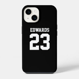 Custom Sports Numbered With Name iPhone 14 Case