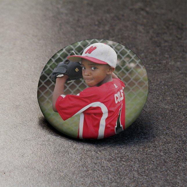 Custom Sports Photo Button (Creator Uploaded)