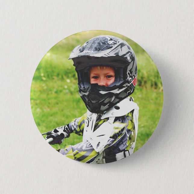 Custom Sports Photo Create Your Own Add Picture 6 Cm Round Badge (Front)