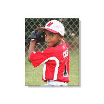 Custom Sports Player Athlete Photo Wrapped Canvas