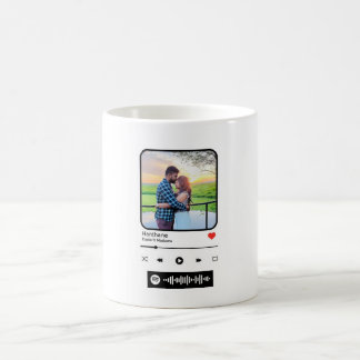 Custom Spotify Song Poster Photo Mug - For Love