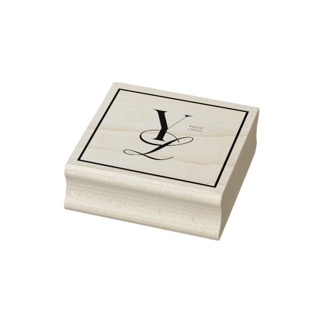 Custom Square Border Logo Stamp (Stamp)