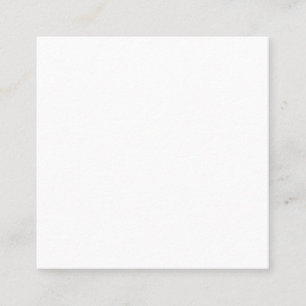 Custom Square Business Card DIY Blank Template