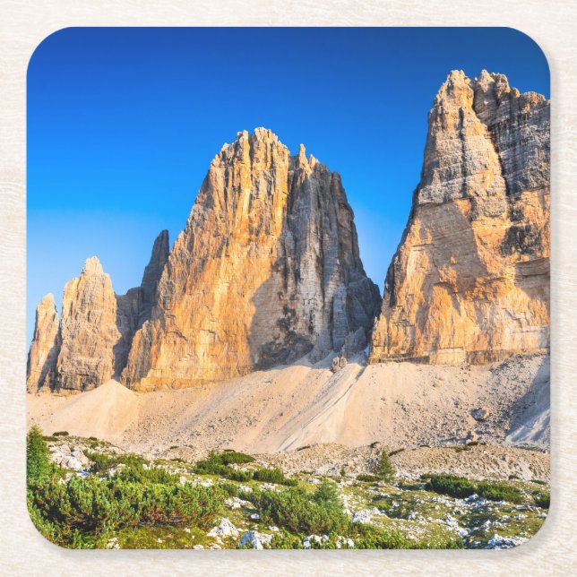 Custom Square Coasters Torres del Paine (Front)